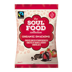 soul food collective dried strawberries coated in chocolate thumbnail